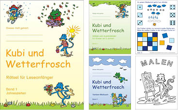 Rätselhefte und Malbuch